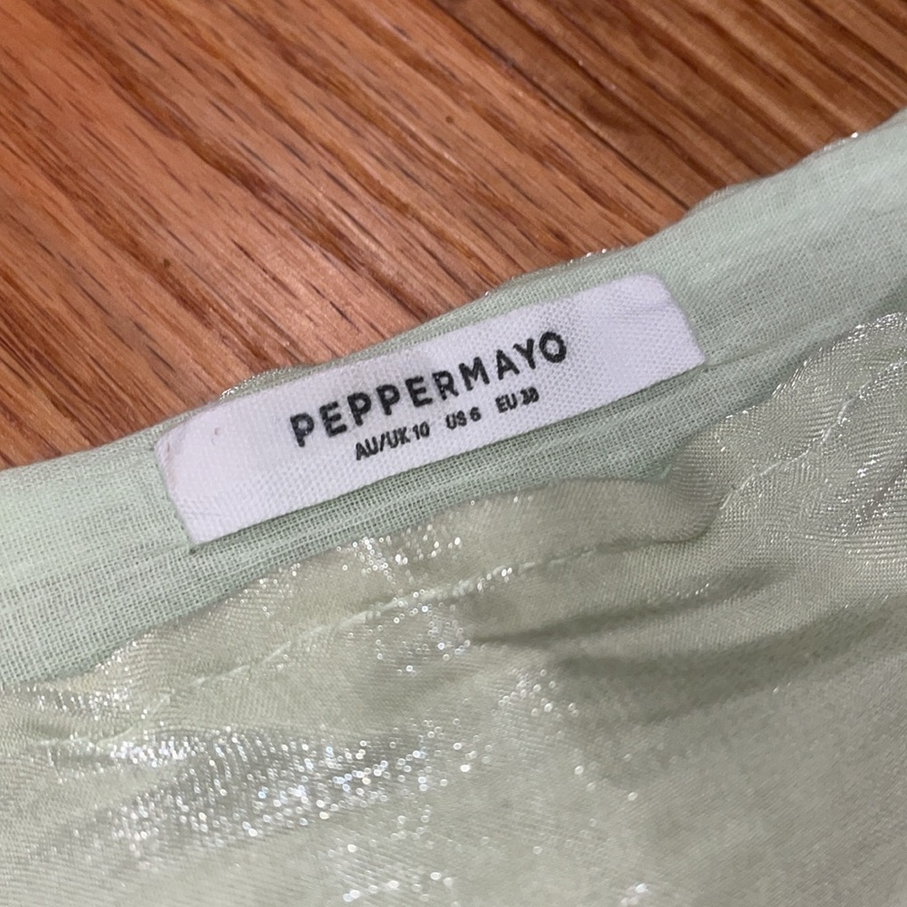 PepperMayo green Loren maxi dress - Picture 3 of 4